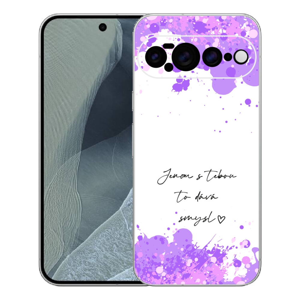 mmCase gél tok a Google Pixel 11 Pro XL-hez – „in love” felirat fehér háttérrel