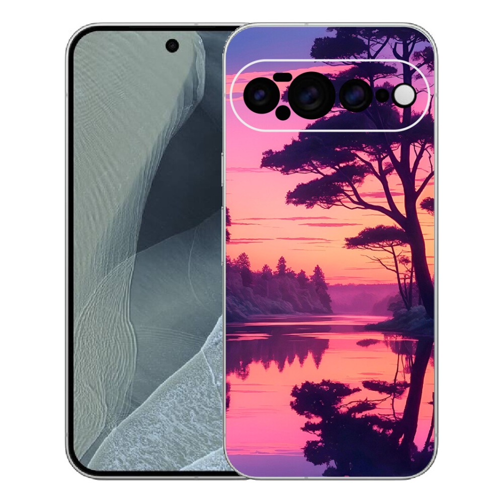 mmCase gél tok a Google Pixel 11 Pro XL-hez – naplemente a tó felett