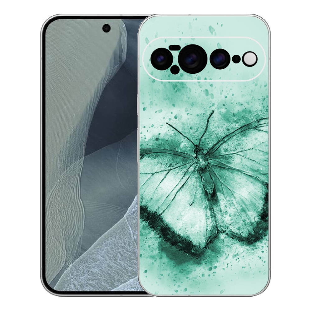 mmCase gél tok a Google Pixel 11 Pro XL-hez – zöld pillangó
