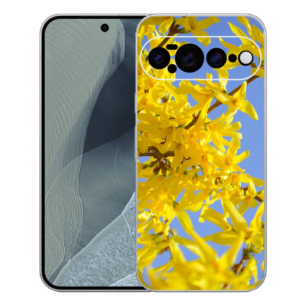 mmCase gél tok a Google Pixel 11 Pro XL-hez – sárga virágok