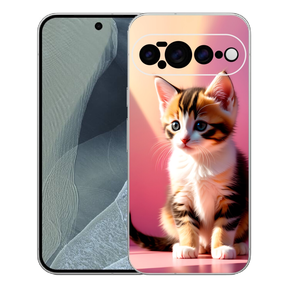 mmCase gél tok a Google Pixel 11 Pro XL-hez – kíváncsi cica 2