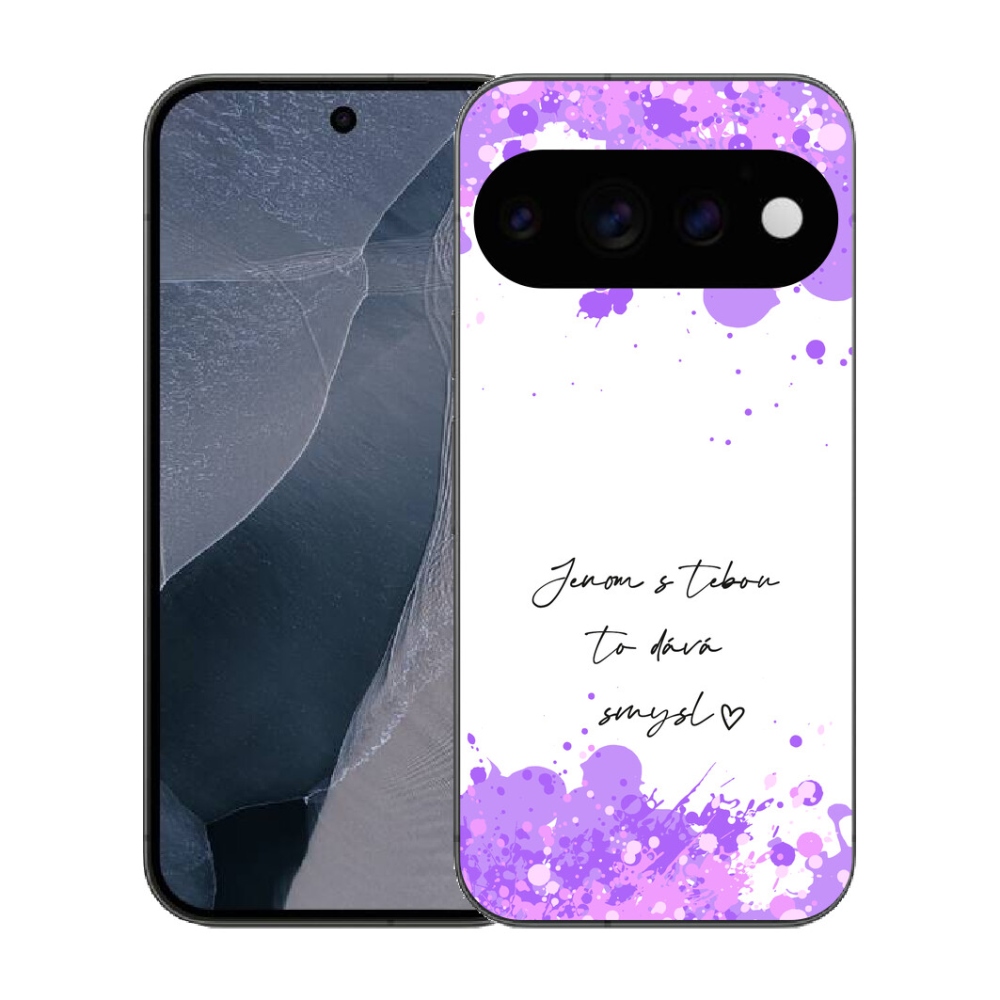 mmCase gél tok a Google Pixel 11 Pro-hoz – „In Love” felirat fehér háttérrel