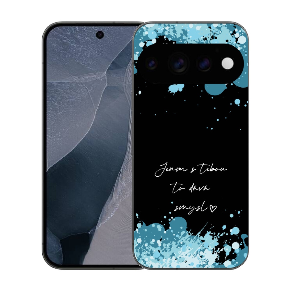 mmCase gél tok a Google Pixel 11 Pro-hoz – „In Love” felirat fekete háttérrel