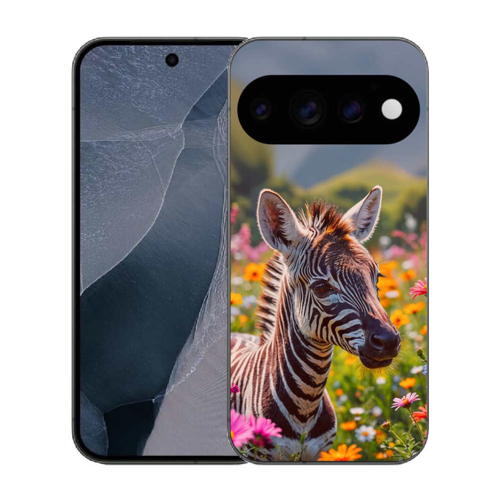 mmCase gél tok a Google Pixel 11 Pro-hoz – zebra a réten