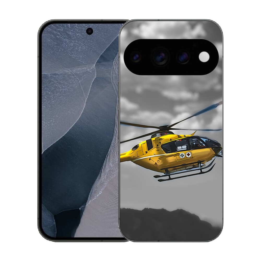 mmCase gél tok a Google Pixel 11 Pro-hoz – sárga helikopter