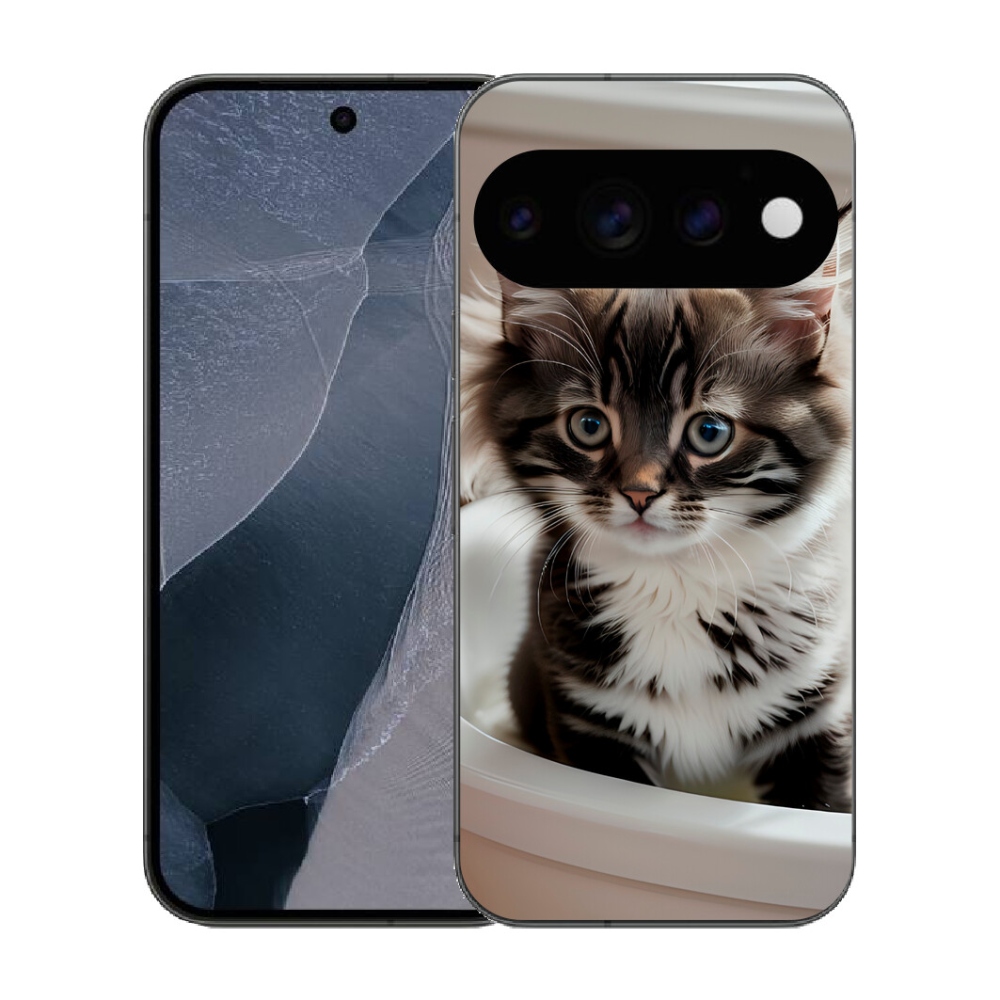 mmCase gél tok a Google Pixel 11 Pro-hoz – kíváncsi cica