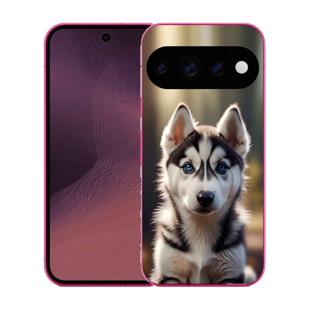 mmCase gél tok a Google Pixel 11-hez – aranyos szibériai husky