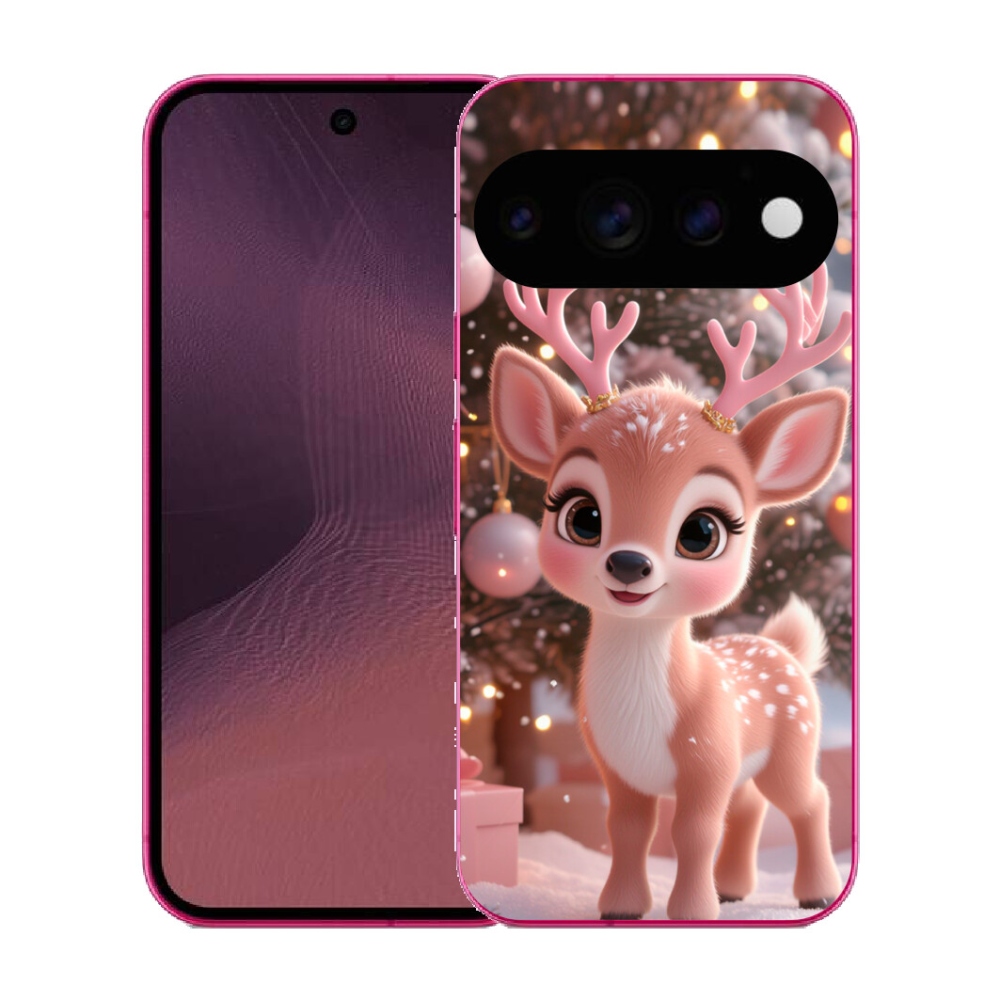 mmCase gél tok a Google Pixel 11-hez – aranyos rénszarvas