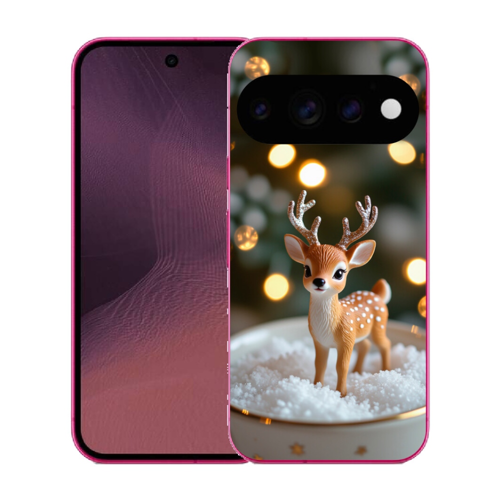 mmCase gél tok a Google Pixel 11-hez – aranyos karácsonyi szarvas