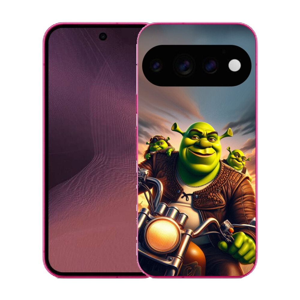 mmCase gél tok a Google Pixel 11-hez – Shrek motoron