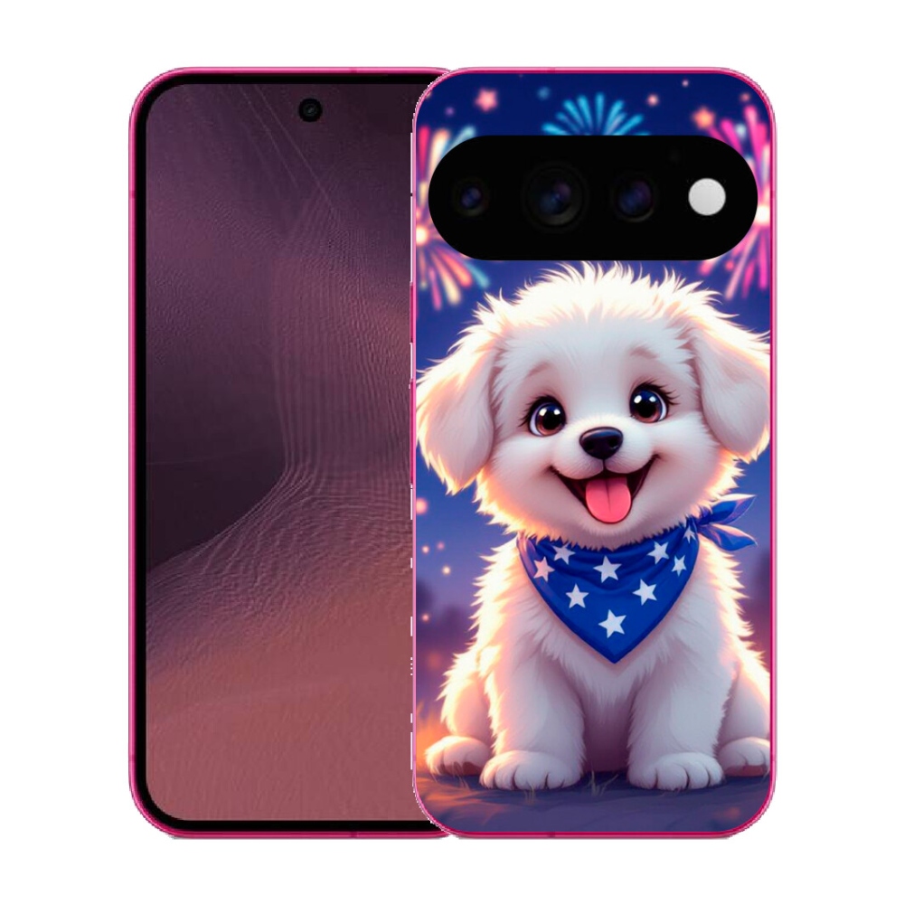 mmCase gél tok a Google Pixel 11-hez – ünnepi kiskutya