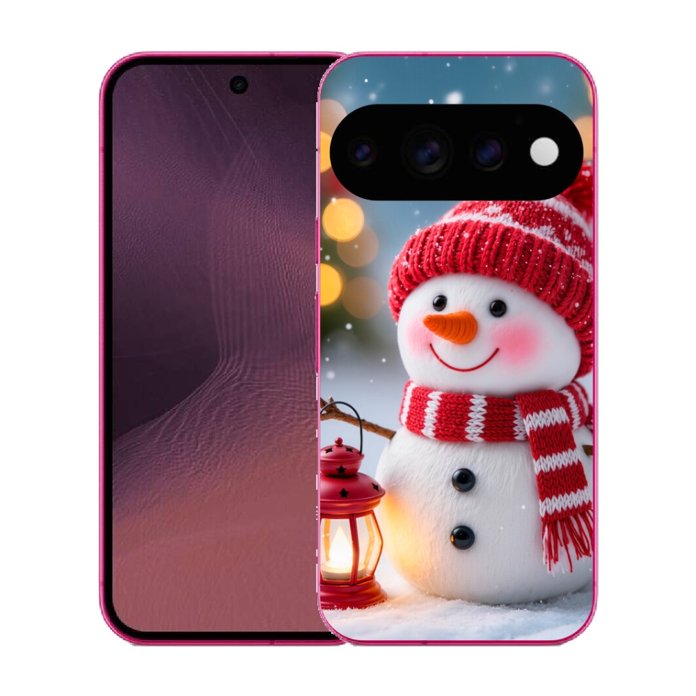 mmCase gél tok a Google Pixel 11-hez – hóember 2