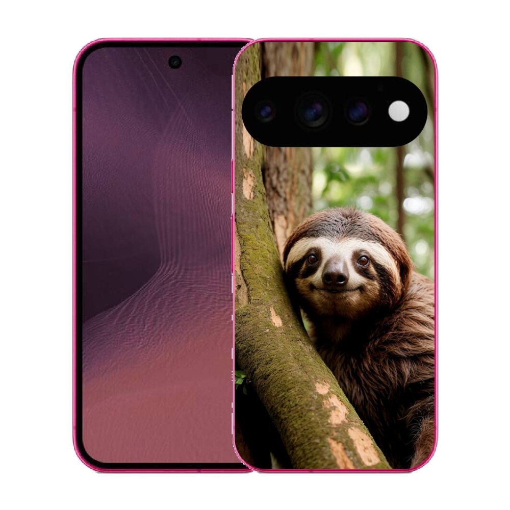 mmCase géltok a Google Pixel 11-hez – mosolygós lajhár