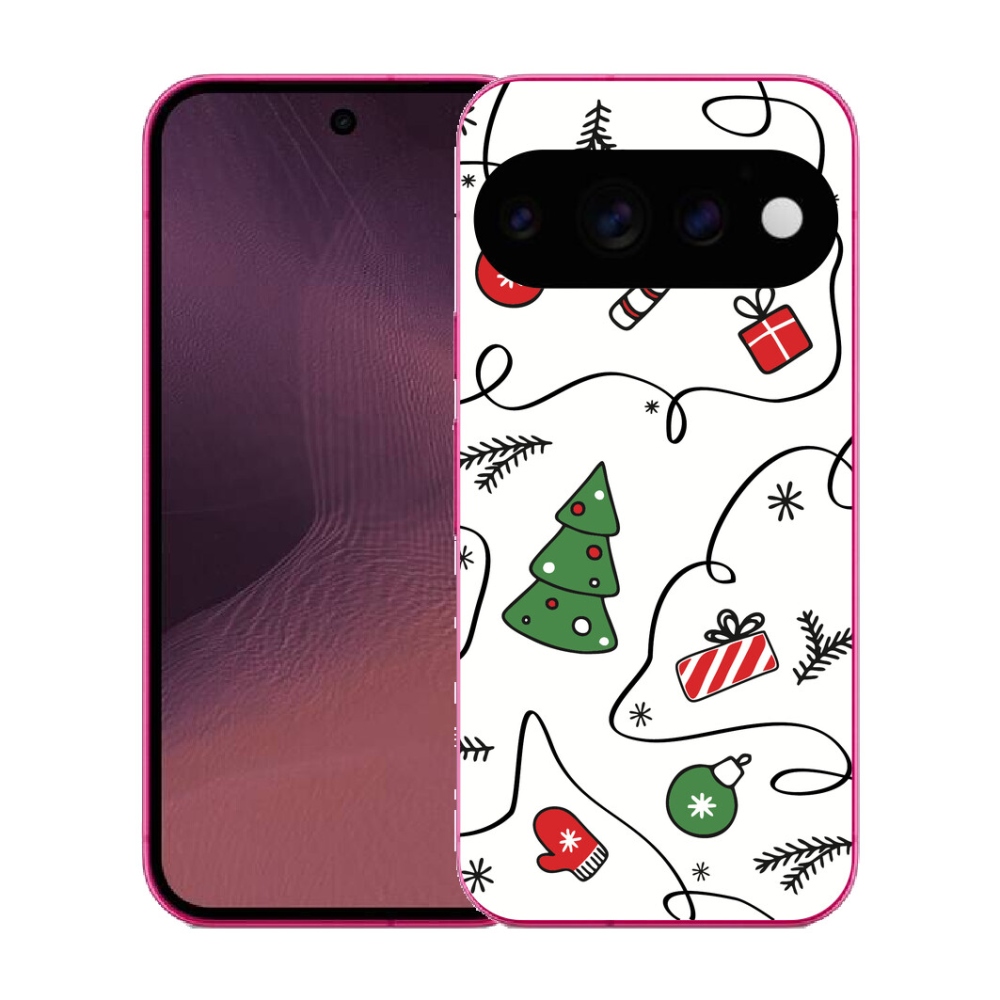 mmCase gél tok a Google Pixel 11-hez – karácsonyi motívumokkal