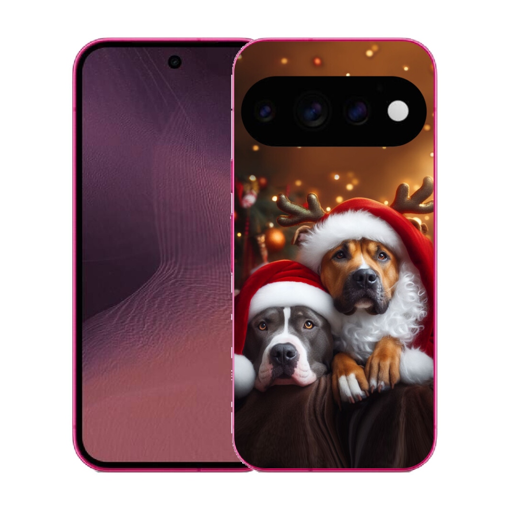 mmCase gél tok a Google Pixel 11-hez – karácsonyi kutyák