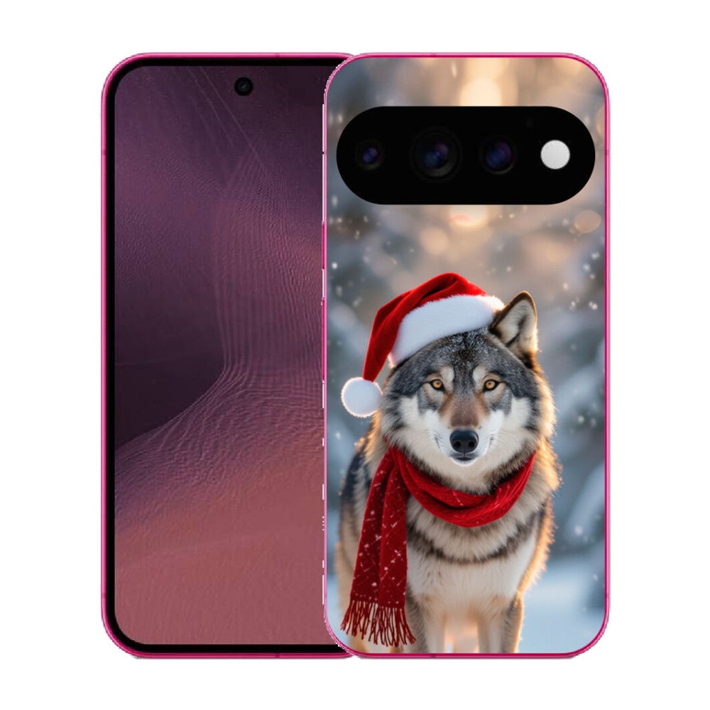 mmCase gél tok a Google Pixel 11-hez – karácsonyi farkas