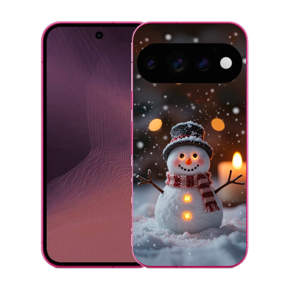 mmCase gél tok a Google Pixel 11-hez – vidám hóember