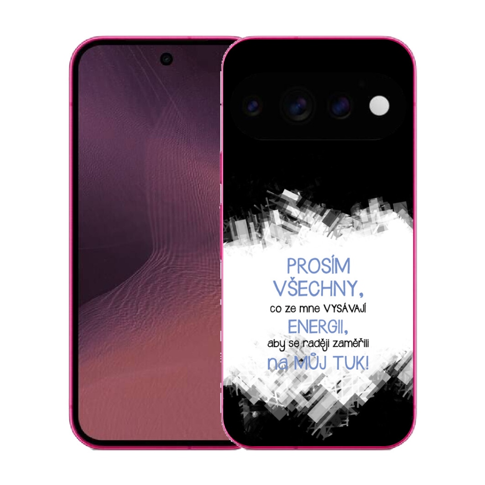 mmCase gél tok a Google Pixel 11-hez – vicces felirat, 1 db, kék