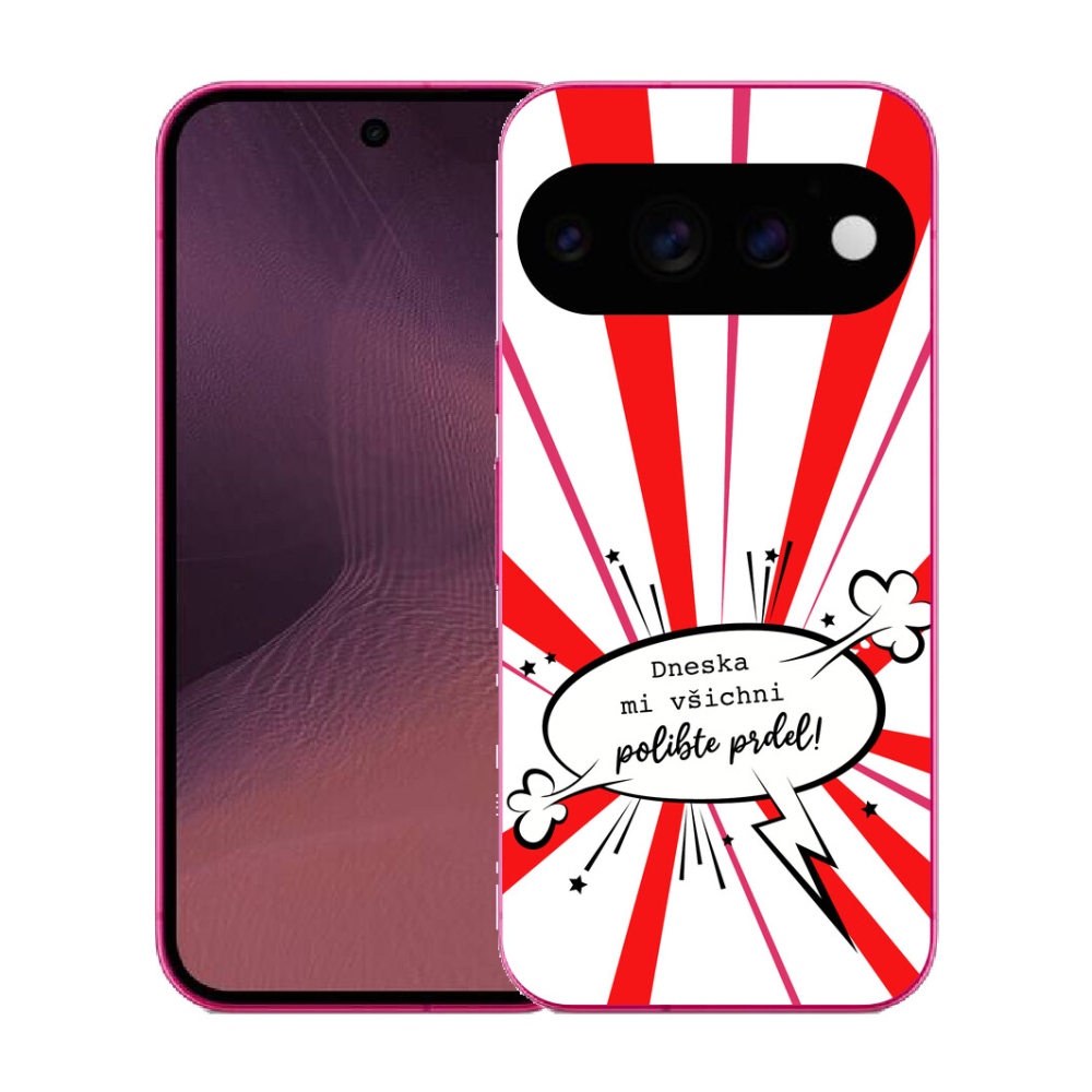 mmCase gél tok a Google Pixel 11-hez – vicces felirat, 15, fehér háttér