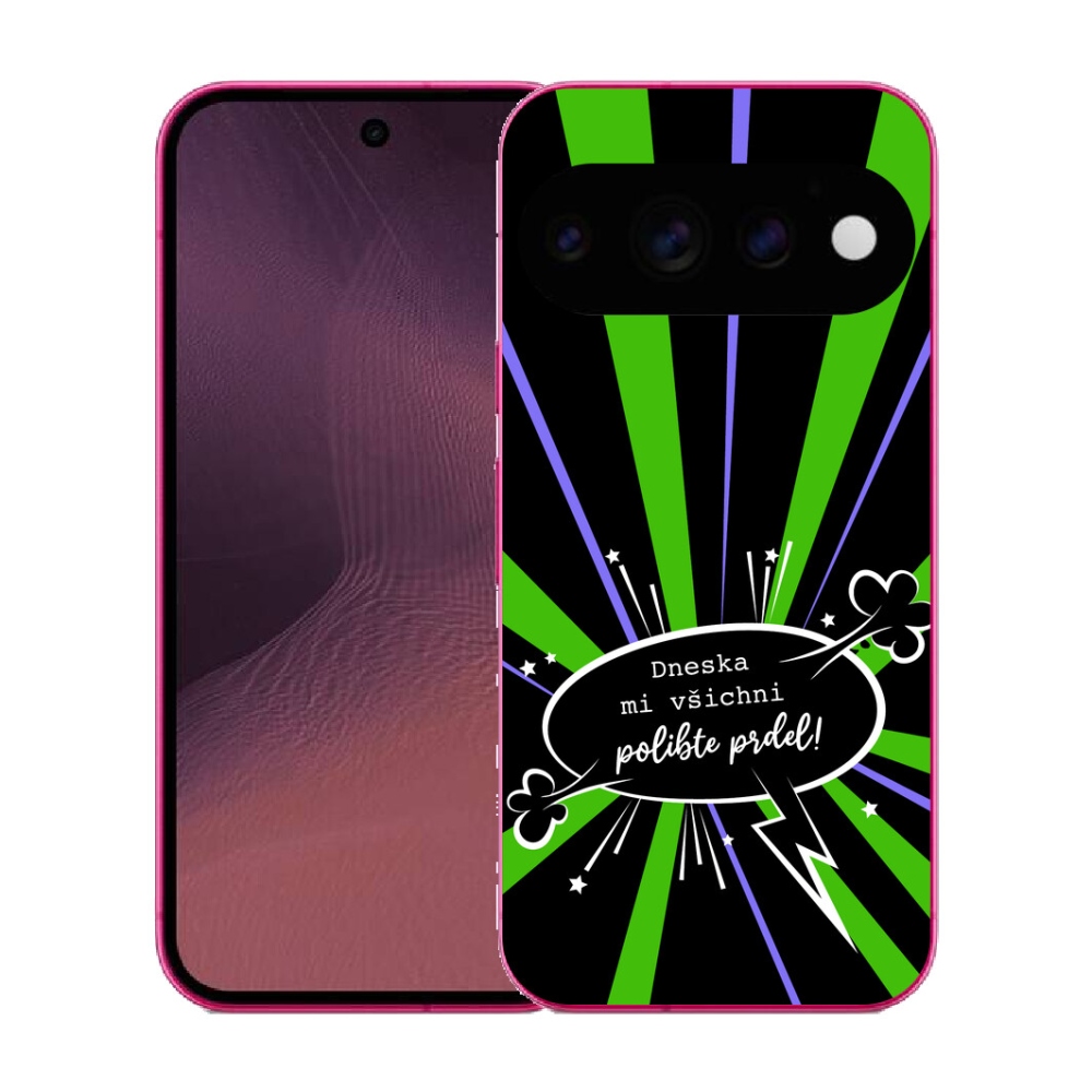 mmCase gél tok a Google Pixel 11-hez – vicces felirat, 15, fekete háttér