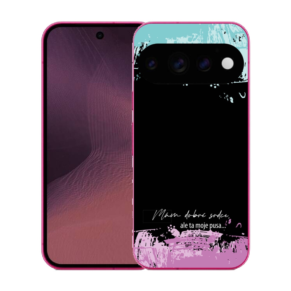 mmCase gél tok a Google Pixel 11-hez – vicces szöveg, 3 fekete háttér