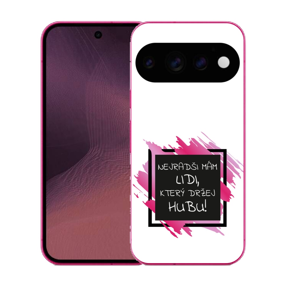 mmCase gél tok a Google Pixel 11-hez – vicces felirat, 7 fekete-fehér háttér
