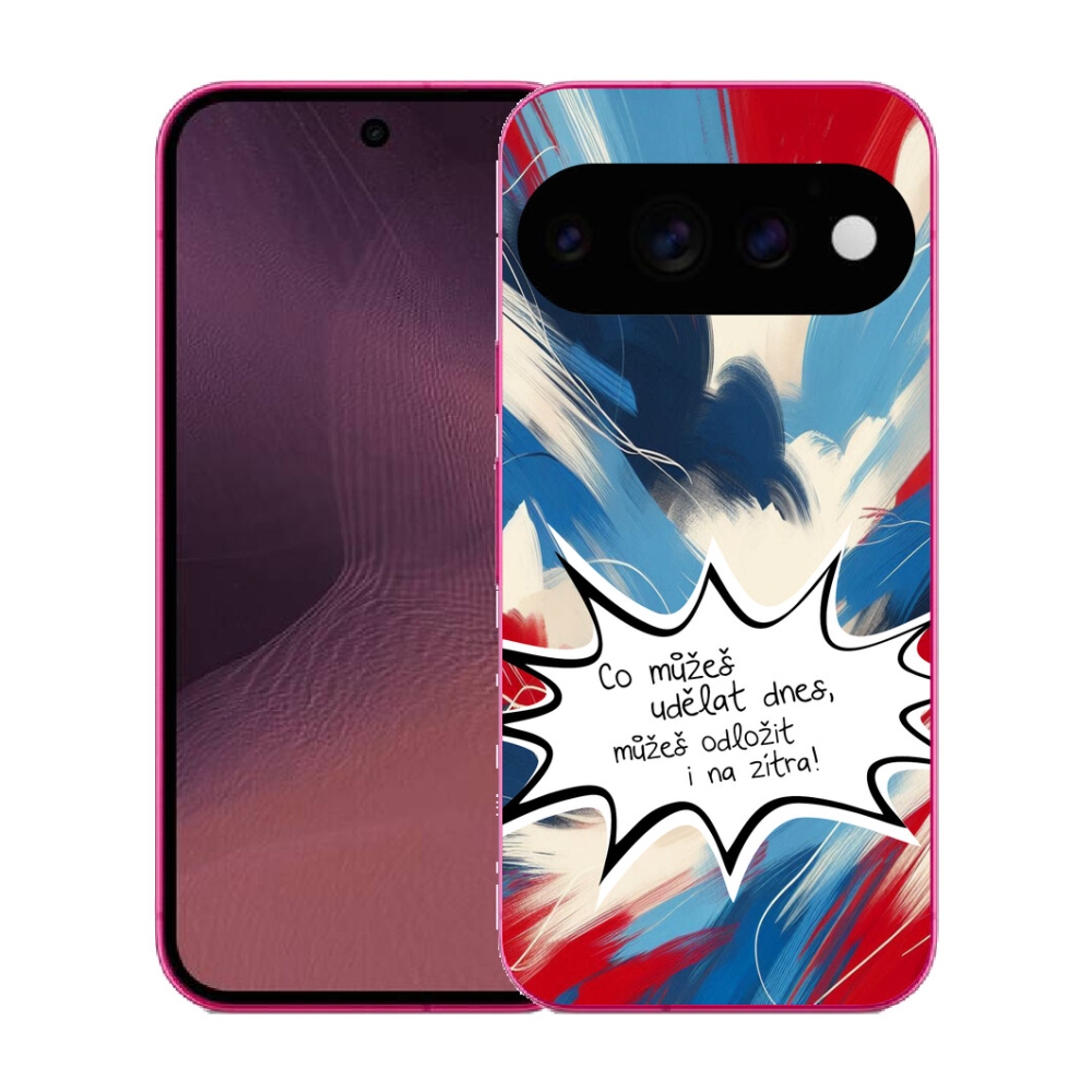 mmCase gél tok a Google Pixel 11-hez – vicces felirat, 9, fehér háttér