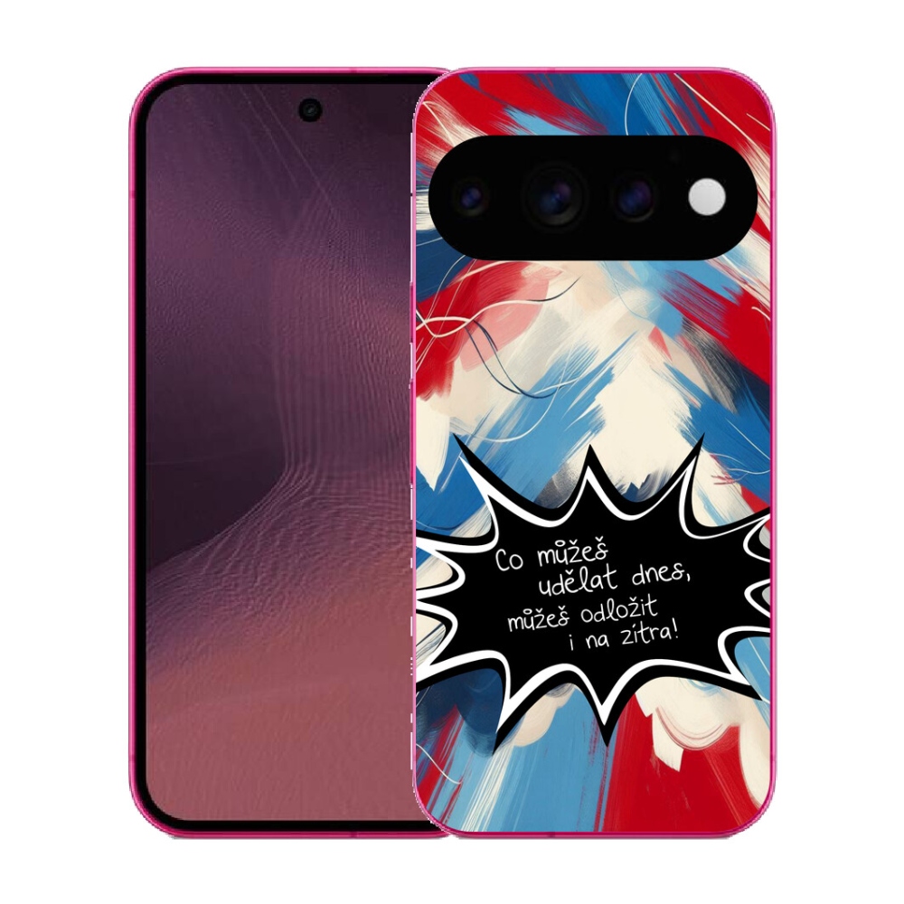 mmCase gél tok a Google Pixel 11-hez – vicces szöveg, 9-es fekete háttér