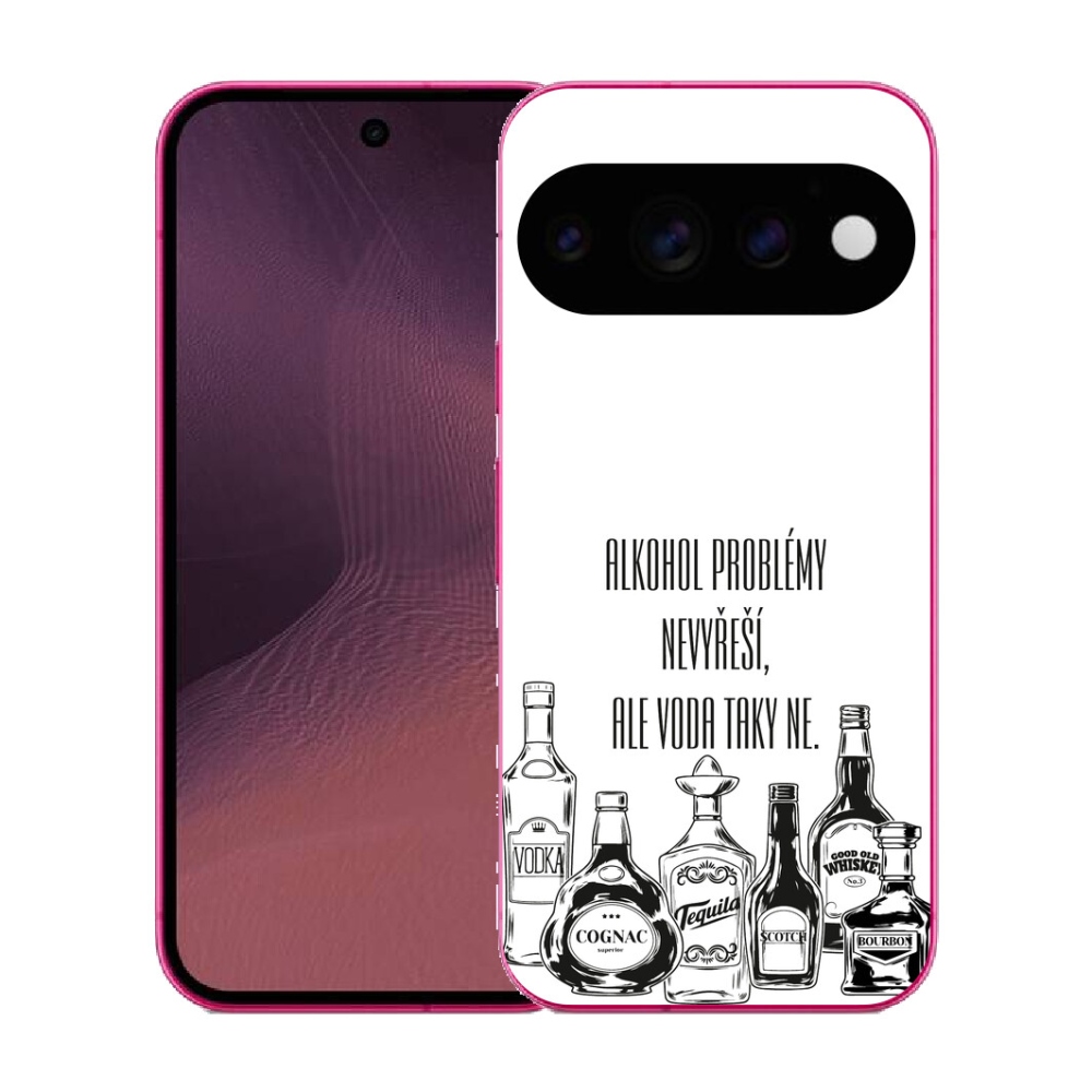 mmCase gél tok a Google Pixel 11-hez – vicces felirat fehér háttérrel