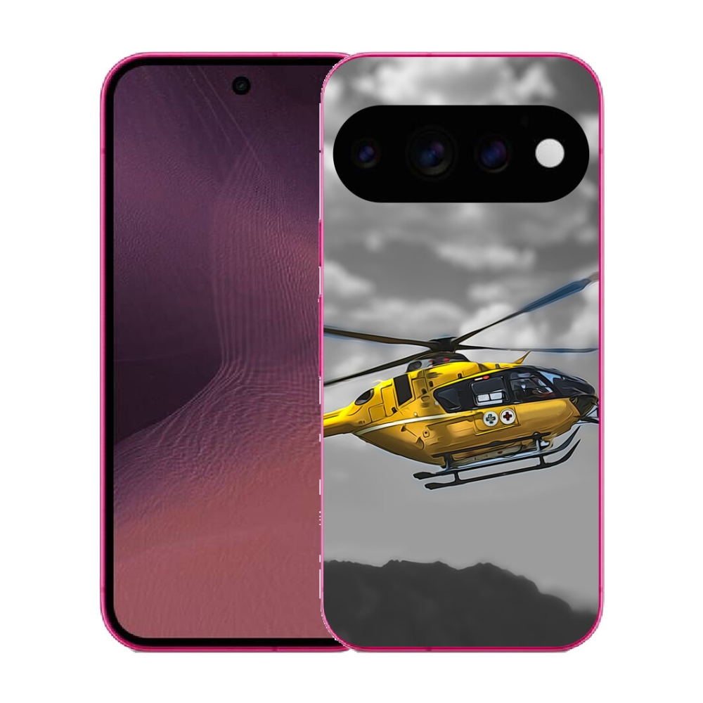 mmCase gél tok a Google Pixel 11-hez – sárga helikopter