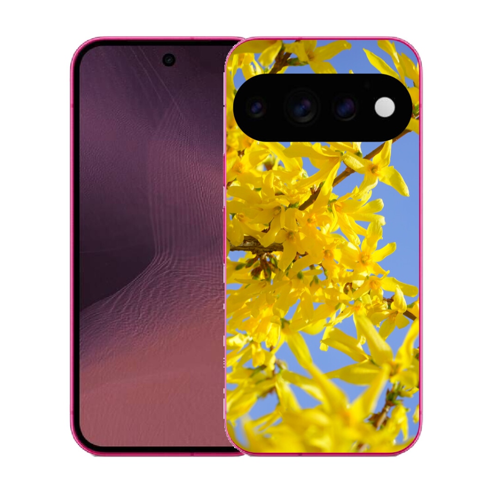 mmCase géltok a Google Pixel 11-hez – sárga virágok