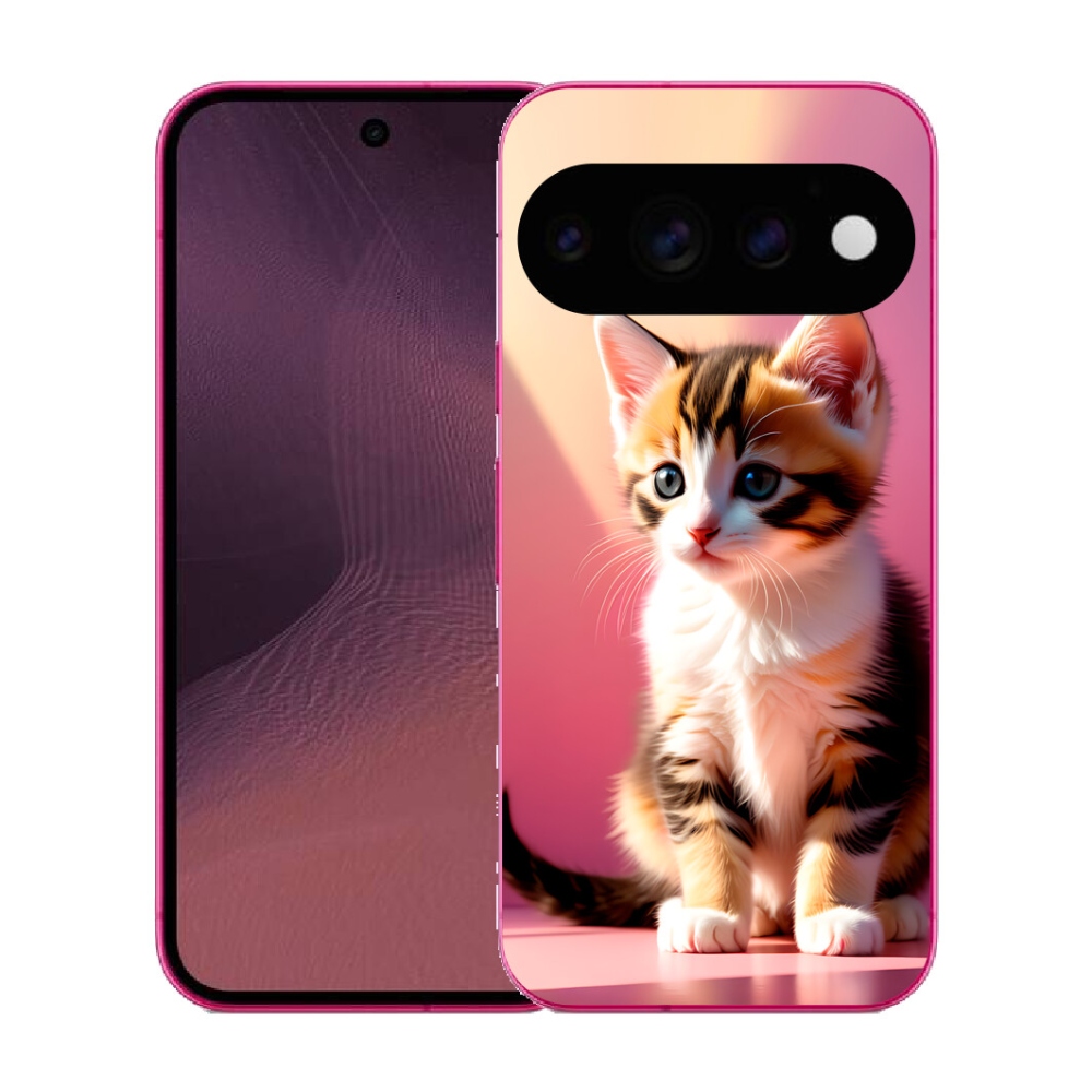 mmCase gél tok a Google Pixel 11-hez – kíváncsi cica 2