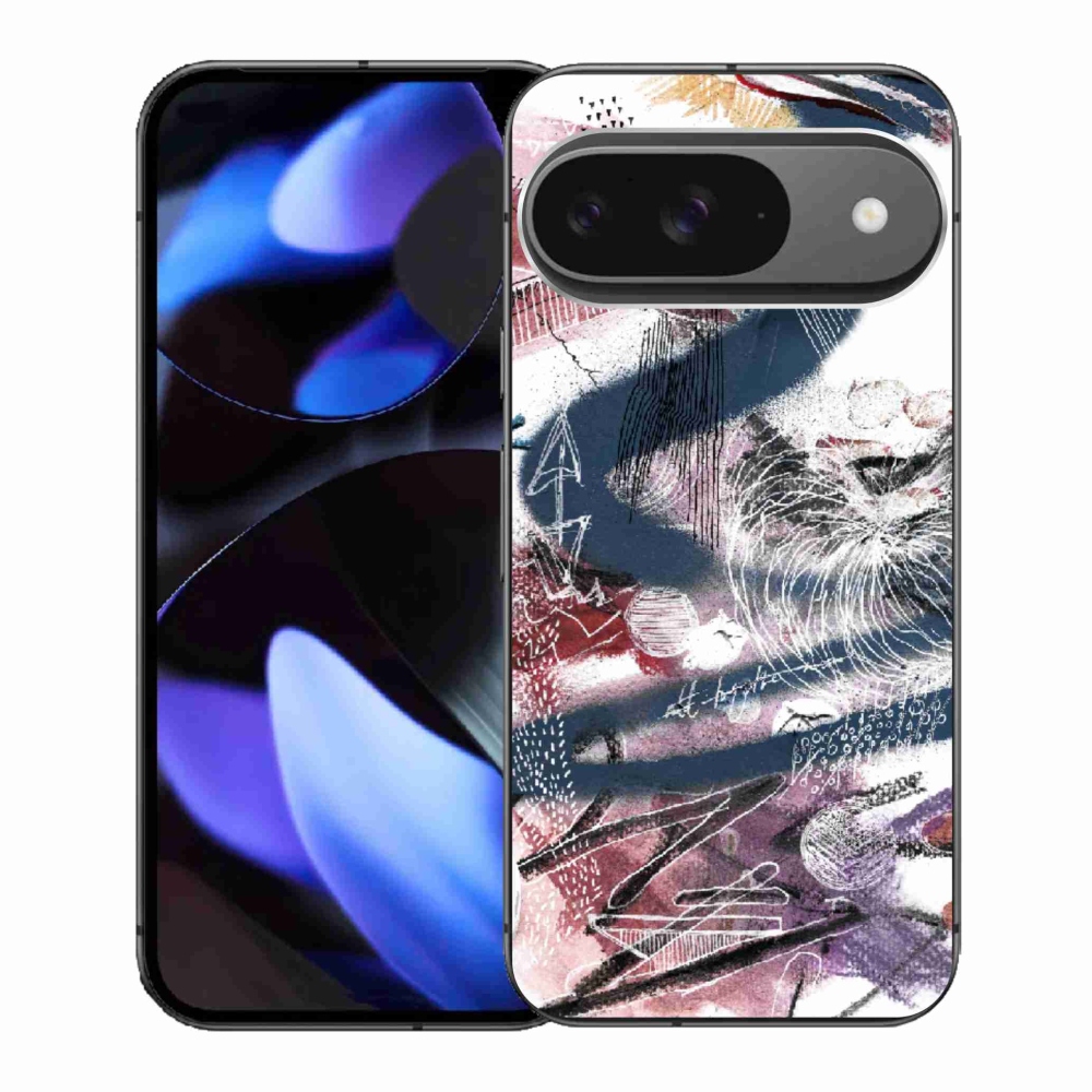 Gél borítás mmCase a Google Pixel 9-hez - absztrakt motívum 28