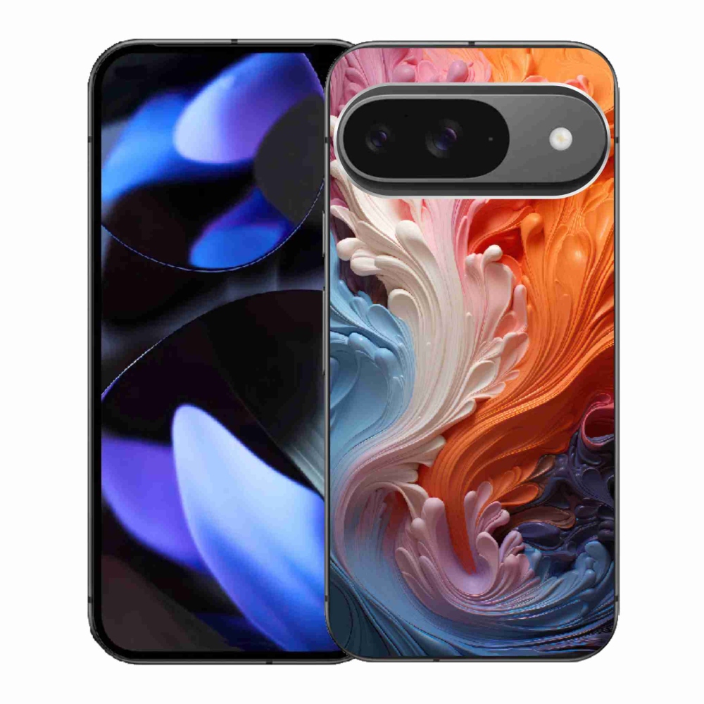 Gél borítás mmCase a Google Pixel 9 számára - absztrakt motívum 8