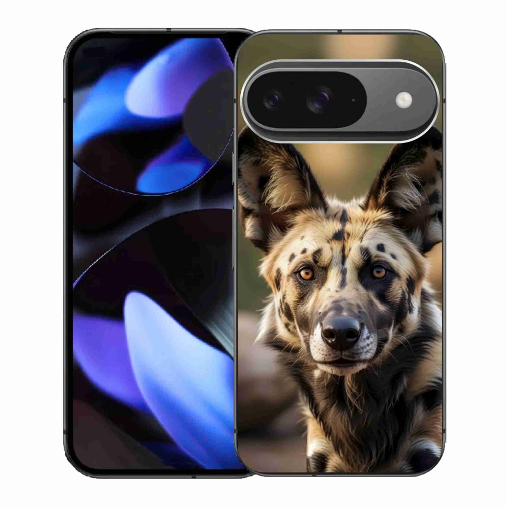 Gél borítás mmCase a Google Pixel 9-hez - Afrikai vadkutya