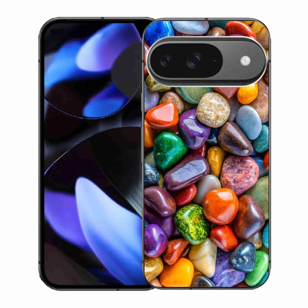 Gél borítás mmCase a Google Pixel 9-hez - színes strasszkövek