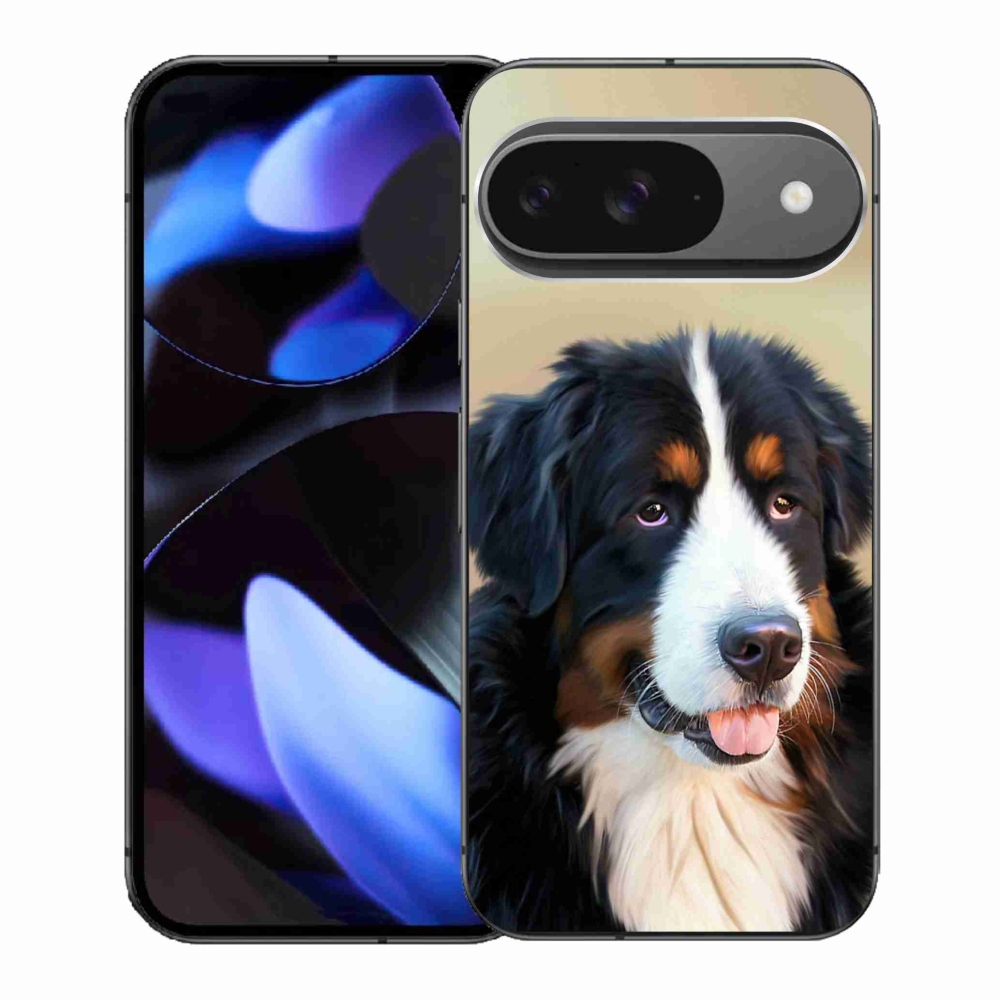 Gél borítás mmCase a Google Pixel 9-hez - Berni hegyi kutya