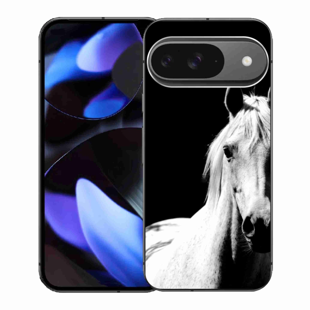 Gél borítás mmCase a Google Pixel 9-hez - Fehér ló 5