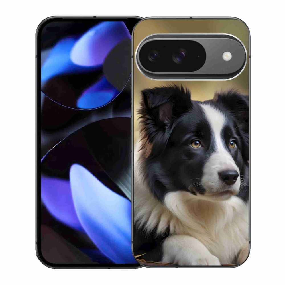 Gél borítás mmCase a Google Pixel 9-hez - border colie 2