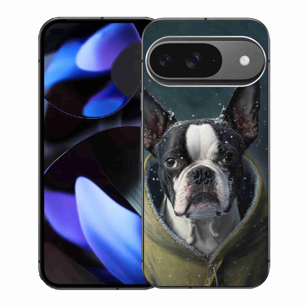 Gél borítás mmCase a Google Pixel 9-hez - bulldog
