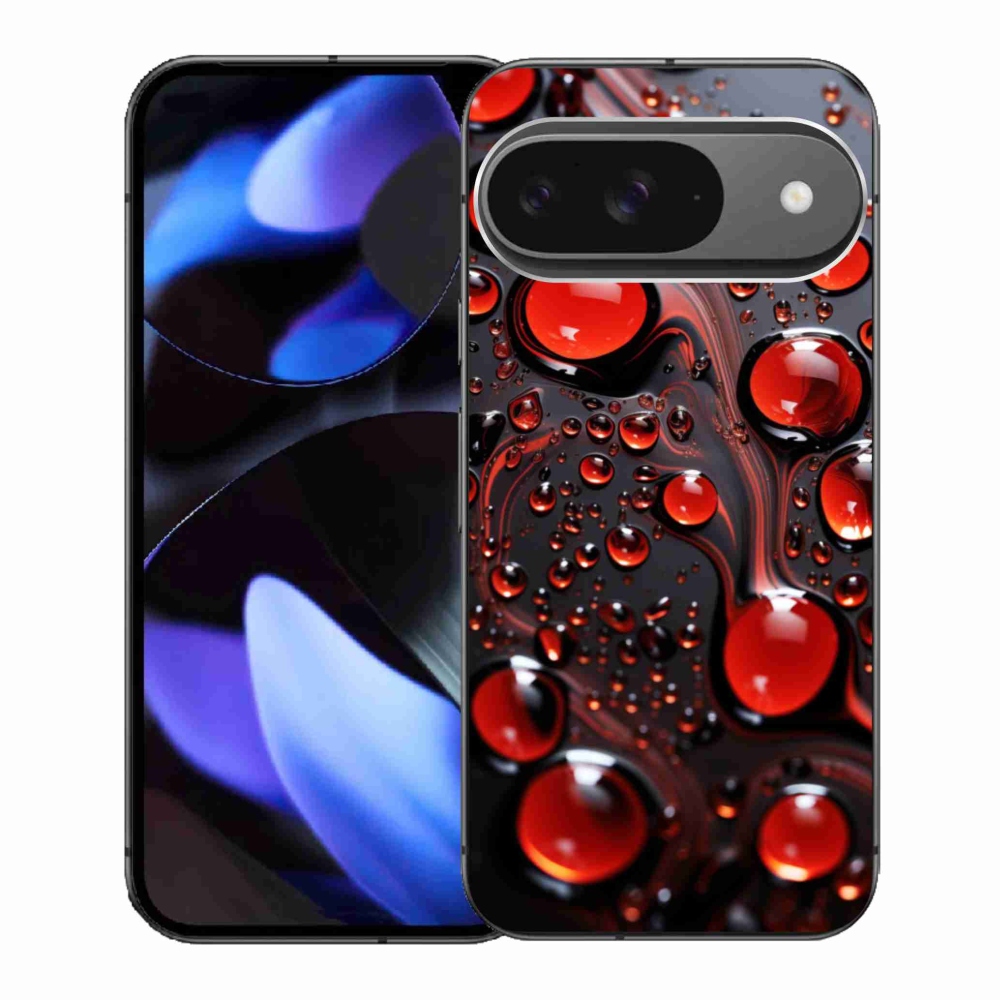 Zselés borítás mmCase a Google Pixel 9-hez - piros csepp 2