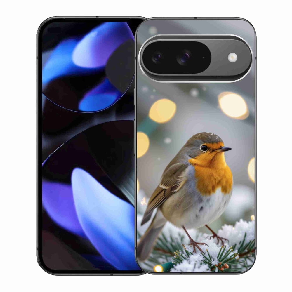 Gél borítás mmCase a Google Pixel 9-hez - télen pirosló színben