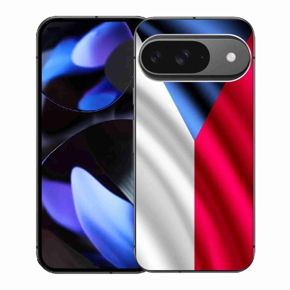 Gél borítás mmCase a Google Pixel 9 számára - cseh zászló