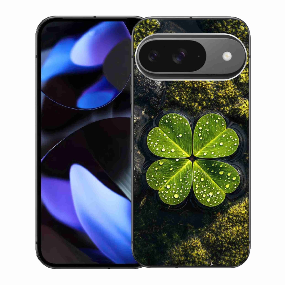 Gél borítás mmCase a Google Pixel 9-hez - négylevelű lóhere