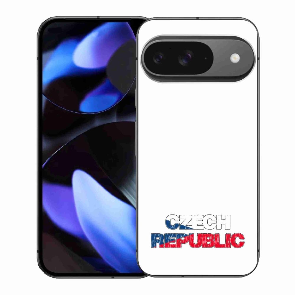 Gél borítás mmCase a Google Pixel 9-hez - Csehország fehér háttérrel