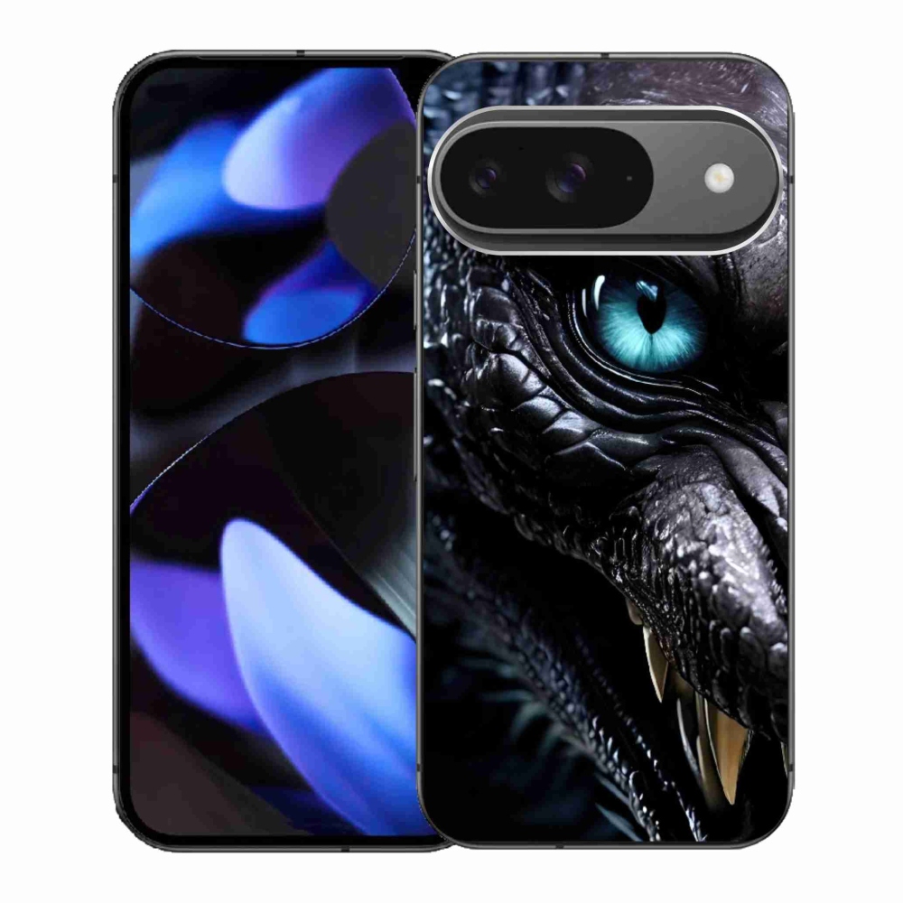 Gél borítás mmCase a Google Pixel 9-hez - sárkány nézet