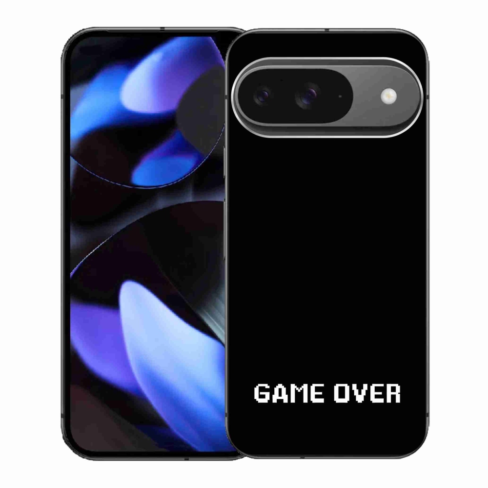 Gél borítás mmCase a Google Pixel 9-hez - játék fekete háttérrel