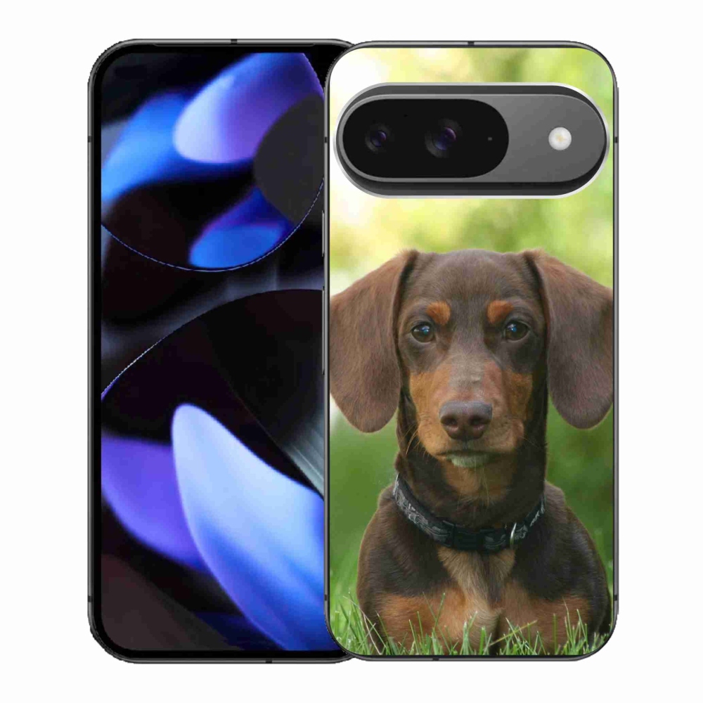 Gél borítás mmCase a Google Pixel 9-hez - barna tacskó