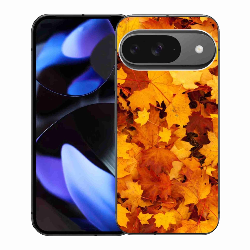 Gél borítás mmCase a Google Pixel 9-hez - juharlevelek