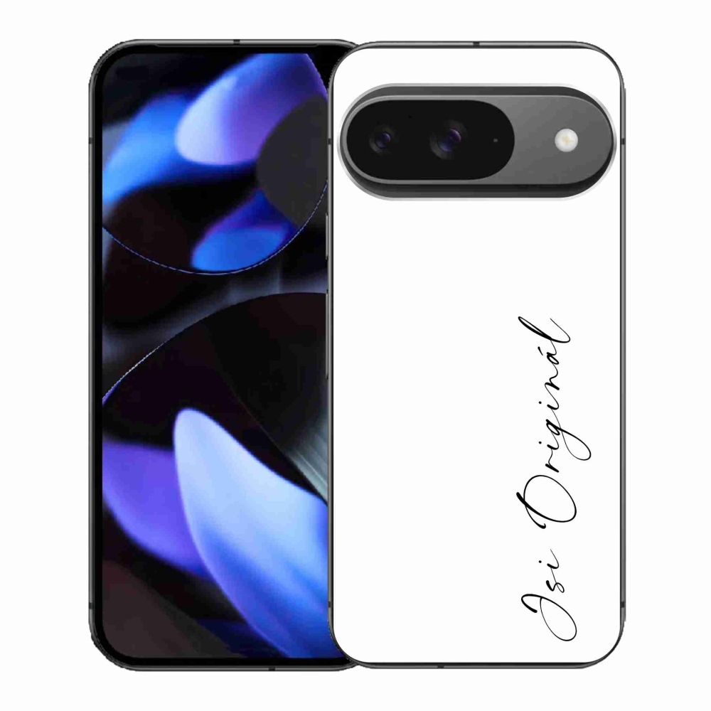 Gél borító mmCase a Google Pixel 9 - Ön az eredeti fehér háttérrel